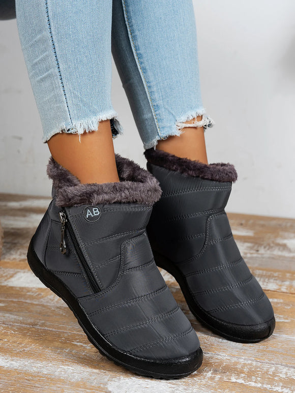 Women’s Ankle Boots Elegant Waterproof Snow Boots Outdoor Comfortable