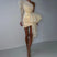 Mini Wedding Dress Elegant Bling Tulle bow One Shoulder Puff Sleeve 