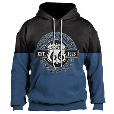 Buy lm202591yjq91 Men's Hoodie Streetwear Vintage 3D Printed Casual Oversized Sweatshirt