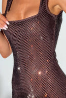 Women's Sexy Mini Dress Sequin Straps Backless Elegant Solid Color-18