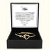 My Daughter Birthday Infinite Heart Bracelet Symbol Hollow Heart Gift