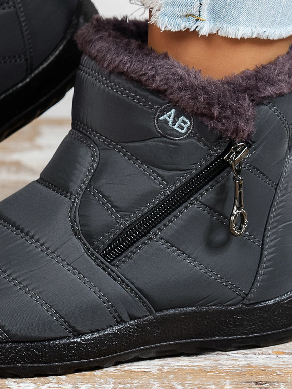 Women’s Ankle Boots Elegant Waterproof Snow Boots Outdoor Comfortable