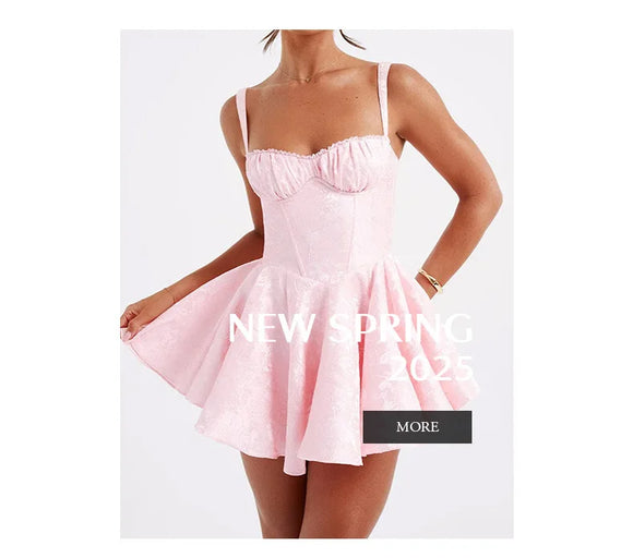 Women's Sexy Mini Dress Strap Elegant Fashion Beautiful Party Gown