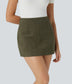 Women's Mini Skirt corduroy trapeze  elegant casual