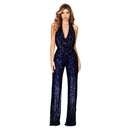 Women’s Jumpsuit Elegant Shiny Sleeveless Sequined Sparkly Formal-13