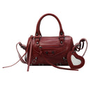 Women's  handbag pillow pompom tote shoulder strap