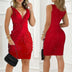 New Red Evening Dress Party Exclusive Strapless Sleeveless, Prom Cocktail