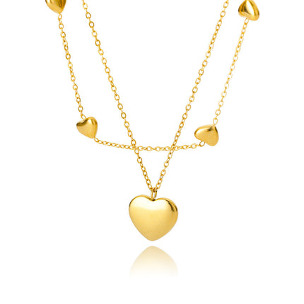 Women's necklace of clavicle elegant pendant sweet love