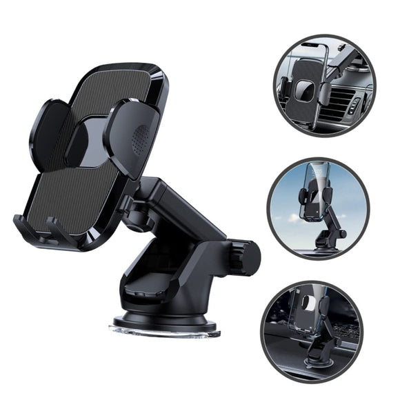 Multifunctional Car Phone Holder Gravity Suction Mount for iOS & Android