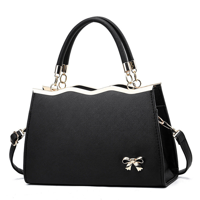 Women's handbag with bow tie crossbody  messenger bag