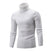 Men's sweater pullover knit casual retro twisted flower turtleneck