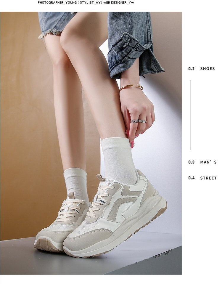 Women's Sneakers casual sports lace-ups elegant comfortable