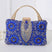 Women's clutch square bag sequined handmade diamond luxury