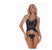 Women's lingerie jumpsuit in lace elegant crotchless