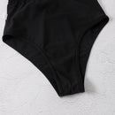 Women's swimwear one-piece elegant Black
