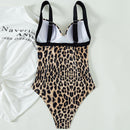 Women's swimwear one-piece elegant adjustable shoulder strap