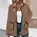 Women's cardigan jackets elegant buttoned open front with pockets