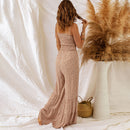 Women's Jumpsuit Elegant Floral Printed Spaghetti Strap Romper