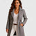 Women's Elegant Mid Length Wool Coat for Autumn Winter