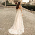 Women’s Wedding Dress Mori Style Elegant Long Sleeve Bridal Gown