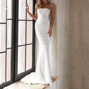 Sexy Mermaid Wedding Dress Sequins Elegant Slim Fit Fashion