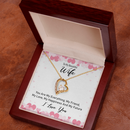Romantic To My Wife Necklace Elegant Forever Love Jewelry