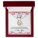 Romantic To My Wife Necklace Elegant Forever Love Jewelry