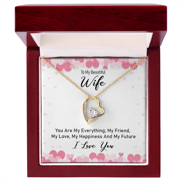 Romantic To My Wife Necklace Elegant Forever Love Jewelry