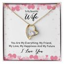 Romantic To My Wife Necklace Elegant Forever Love Jewelry-9