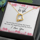 Romantic To My Wife Necklace Elegant Forever Love Jewelry-11