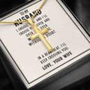 To My Husband – Romantic Artisan Cross Necklace of Eternal Love-11