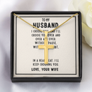 To My Husband – Romantic Artisan Cross Necklace of Eternal Love-12