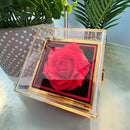 Romantic Gift For My Love – Forever Love Necklace with Preserved Rose Gift Box-5