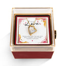 Romantic Gift For My Love – Forever Love Necklace with Preserved Rose Gift Box-6