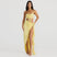 Women's dress floral tube top elegant high skirt with split straps