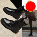 Women's Martin boots in soft genuine leather elegant