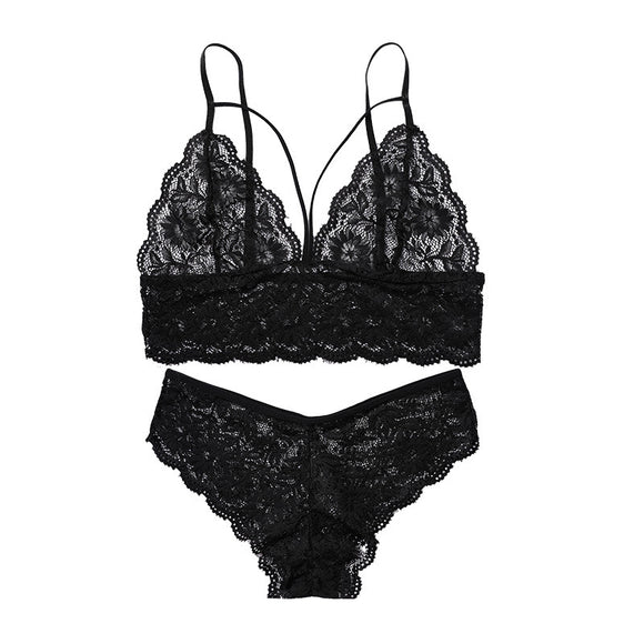 Women's lingerie set elegant ultra-thin