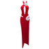 Women's dress Christmas backless elegant personalized fashionable
