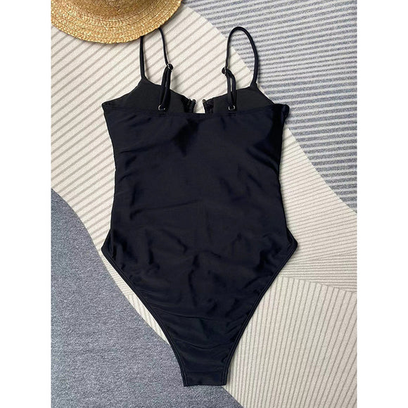 Women's swimwear one-piece monokini  elegant openwork backless