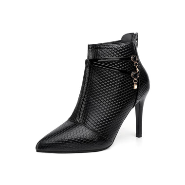 Buy black Women’s Boots Elegant High Heel Stylish Autumn Winter New Fashion