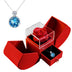 To My Love Preserved Red Rose Necklace Gift Love You Gift Set