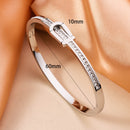 Women's Bracelet stainless steel gold plated elegant fashionable love