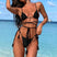 Women's swimwear Bikini 2-pieces elegant lace-up crossed
