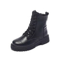 Women's Martin boots in soft genuine leather elegant