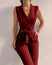 Women's Jumpsuit Elegant Slim Sexy Sleeveless Lace Up with Pocket