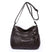 Women's crossbody soft leather elegant multi-pocket casual shoulder bag