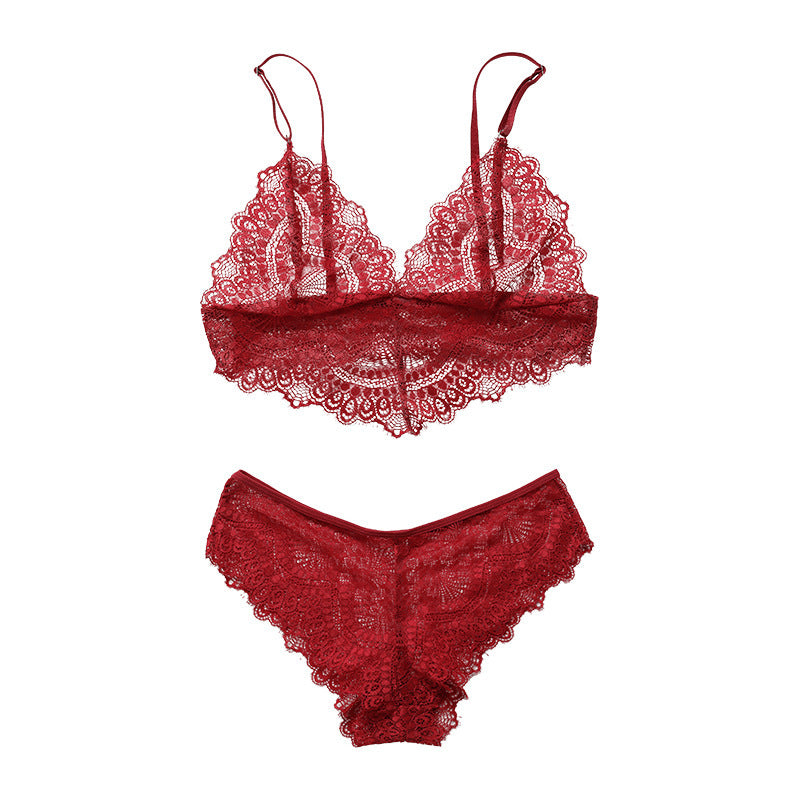 Women's lingerie set elegant ultra-thin