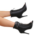 Women's Boots Elegant High Heels Stiletto Dancing Sexy Open Toe Fashion-3