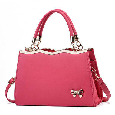 Women's handbag with bow tie crossbody  messenger bag