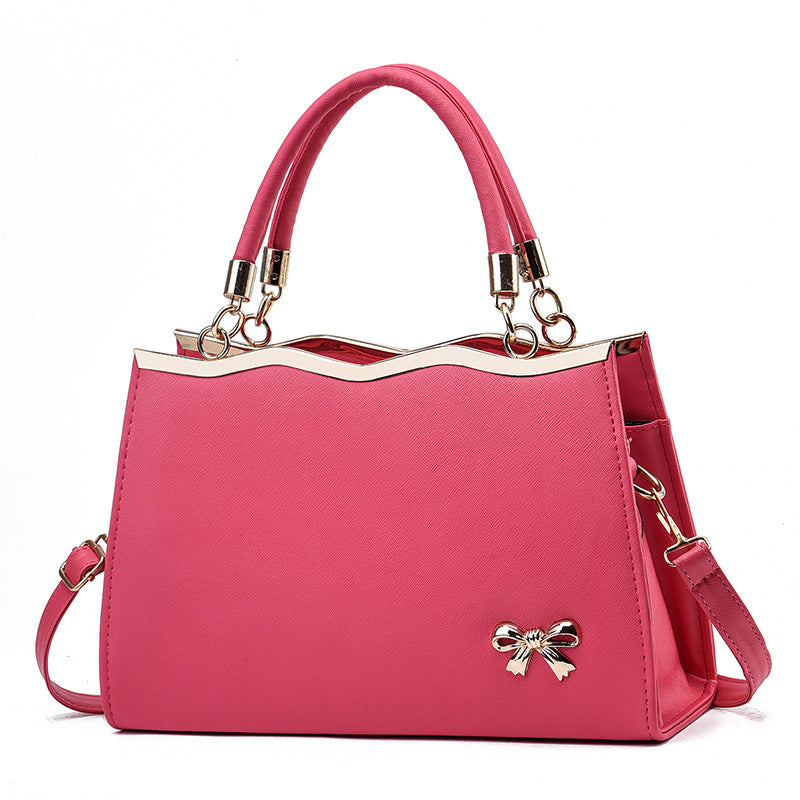 Women's handbag with bow tie crossbody  messenger bag